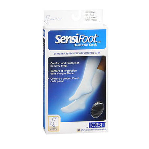 Jobst, Sensifoot Knee High Black Socks Small, 1 Each Jobst