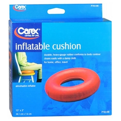 Carex, Inflatable Ring Cushion Rubber, 1 each Carex