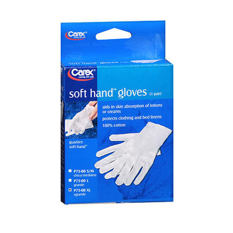 Carex, Soft Hand Cotton Gloves X Large, 1 Each Carex
