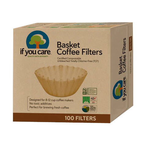 If You Care, Basket Coffee Filters, 100 Count If You Care
