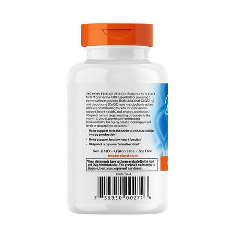 Doctors Best, Ubiquinol, 200 Mg, 30 Softgels Doctors Best