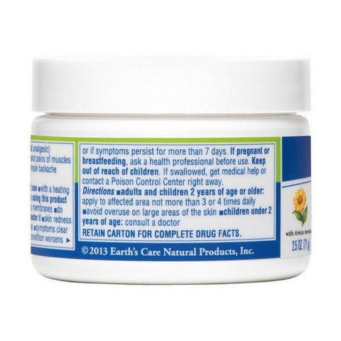Earth's Care, Muscle And Joint Rub, 2.5 OZ Earth's Care