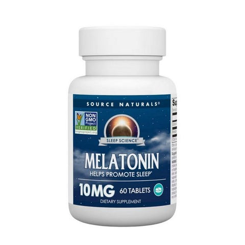 Source Naturals, Melatonin, 10 mg, 60 Tabs Source Naturals