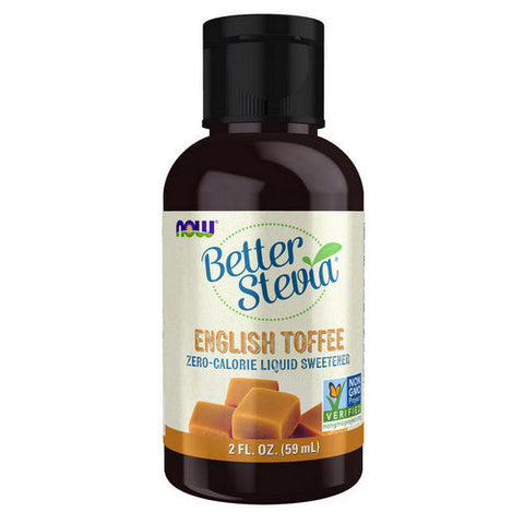 Now Foods, Better Stevia English Toffee, 2 Oz Now Foods