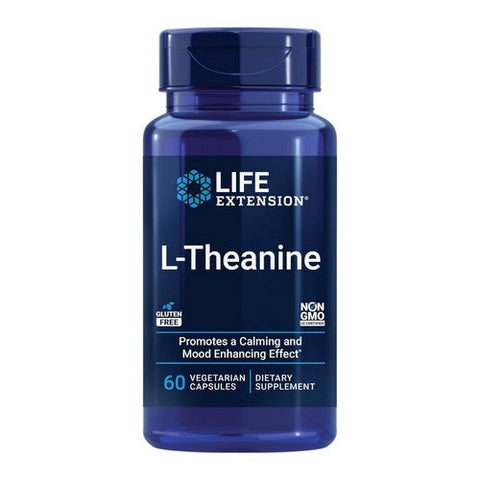 Life Extension, L-Theanine, 100 mg, 60 Vcaps Life Extension