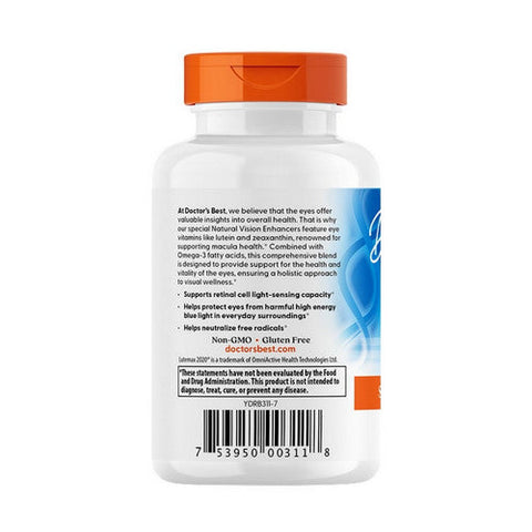 Doctors Best, Natural Vision Enhancers, 60 SoftGels Doctors Best