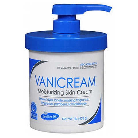 Vanicream, Moisturizing Cream For Sensitive Skin With Pump, 1 Lb Vanicream
