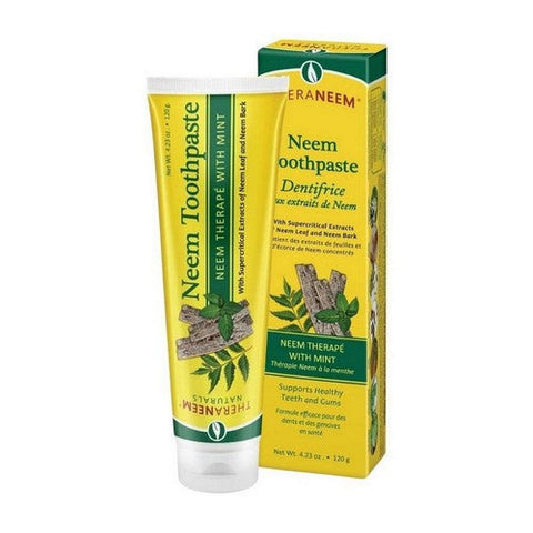 TheraNeem Naturals, Naturals Neem Toothpaste Neem Therape With Mint, 4.23 Oz TheraNeem Naturals