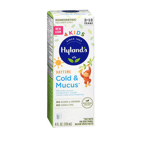 Hylands, Naturals Kids Cough & Mucus Liquid Daytime Grape, 4 Oz Hylands
