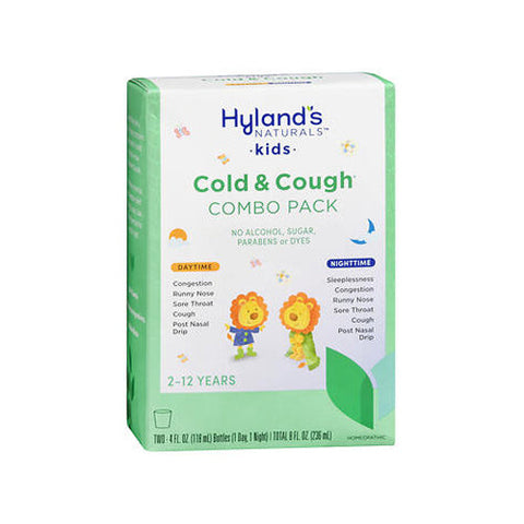 Hylands, Naturals Kids Cold And Cough Liquid Combo Pack Daytime & Nighttime, 8 Oz Hylands