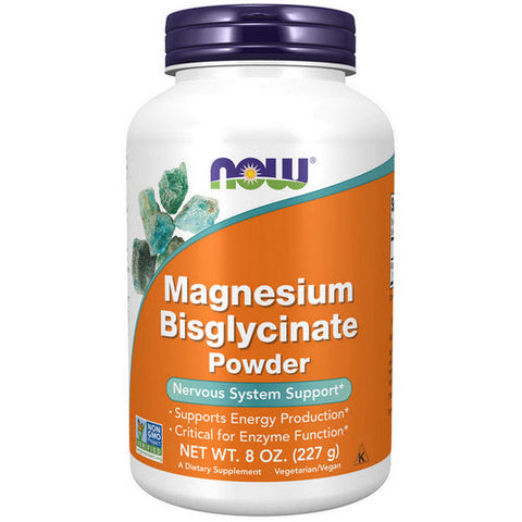 Now Foods, Magnesium Bisglycinate Powder, 8 Oz Now Foods