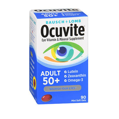 Bausch + Lomb, Ocuvite Adult 50+ Mini, 90 Softgels Bausch + Lomb