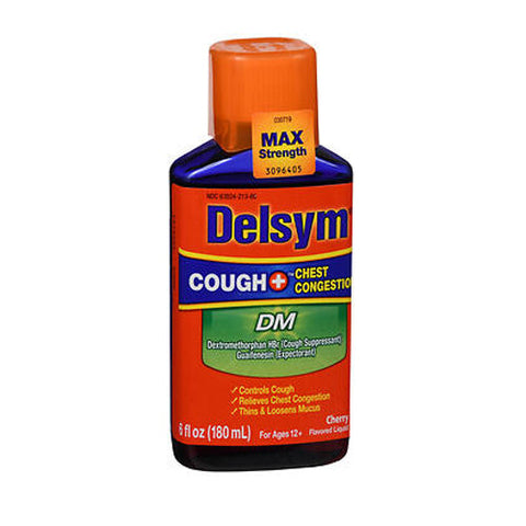 Delsym, Cough Plus Chest Congestion Dm Fast Release Liquid Cherry, 6 Oz Delsym