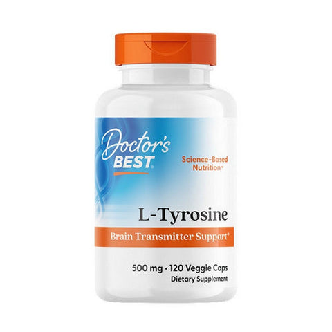 Doctors Best, Best L-Tyrosine, 500 mg, 120 Veggie Caps Doctors Best