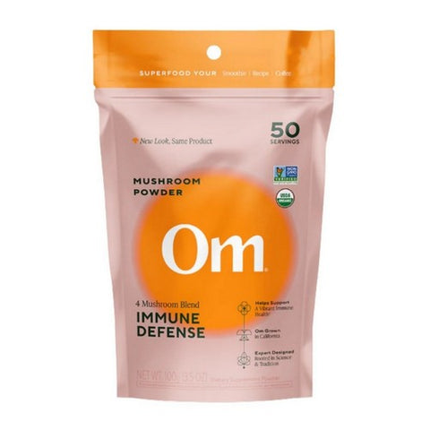 Om Mushrooms, Organic Mushroom Nutrition Supplement Powder Immune, 3.5 Oz Om Mushrooms