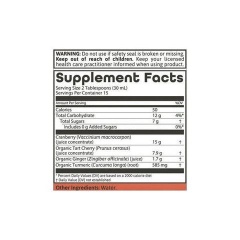 Dynamic Health Laboratories, Cranberry Turmeric And Ginger Tonic, 16 Oz Dynamic Health Laboratories