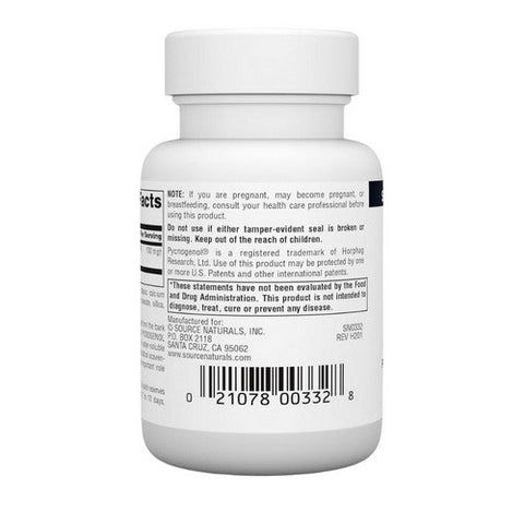 Source Naturals, Pycnogenol, 100 MG, 90 Tabs Source Naturals