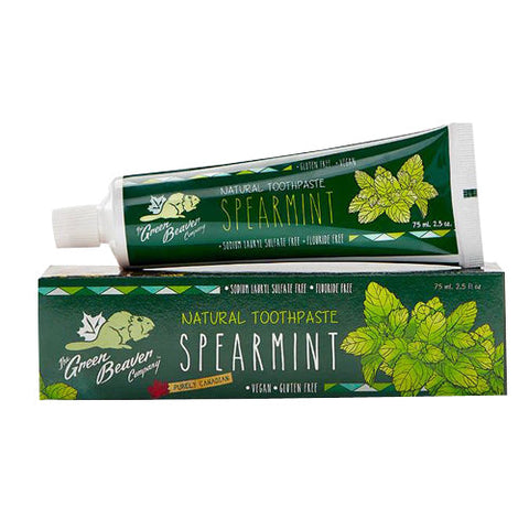 Green Beaver, Natural Toothpaste, Spearmint 2.5 fl oz Green Beaver