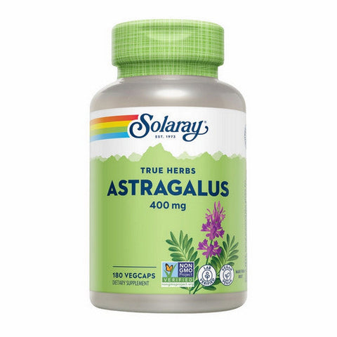 Solaray, True Herbs Astragalus, 400 Mg, 180 Veg Caps Solaray