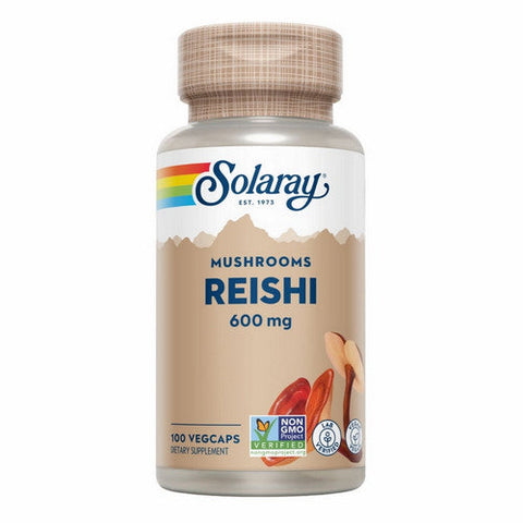 Solaray, Reishi Mushroom, 600 Mg, 100 Veg Caps Solaray