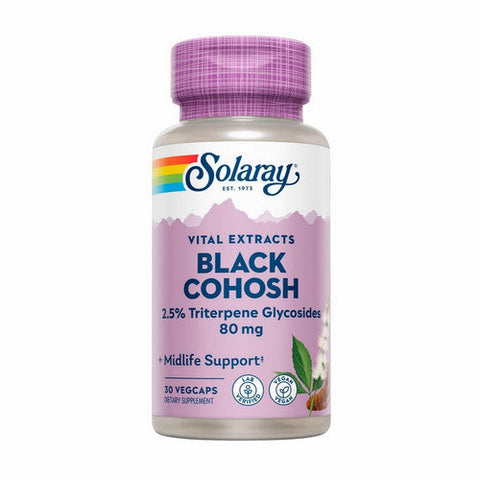 Solaray, Black Cohosh Root Extract, 30 Caps Solaray