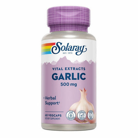 Solaray, Garlic, 500 mg, 60 Caps Solaray