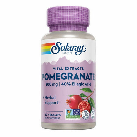 Solaray, Pomegranate Extract, 200 mg, 60 Caps Solaray