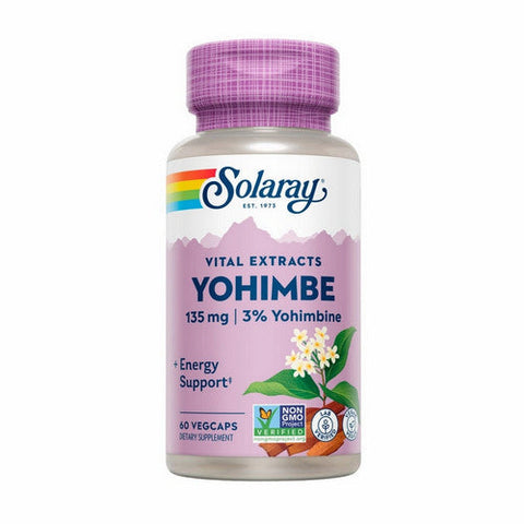 Solaray, Vital Extracts Yohimbe, 135 Mg, 60 Veg Caps Solaray