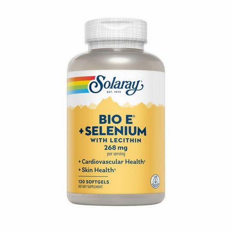 Solaray, Bio E Plus Selenium, 120 Softgels Solaray
