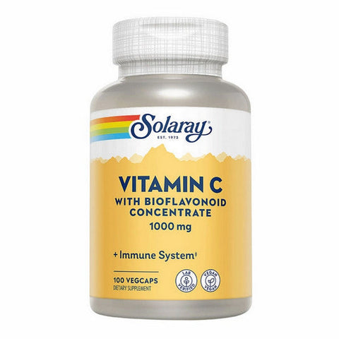 Solaray, Vitamin C With Bioflavanoids Concentrate, 1,000 mg, 100 Caps Solaray