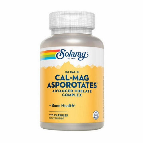 Solaray, Cal-Mag Asporotates, 120 Caps Solaray