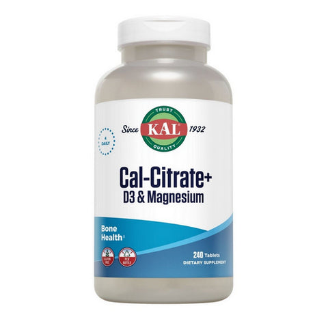 Kal, Cal-Citrate+, 240 Tabs Kal