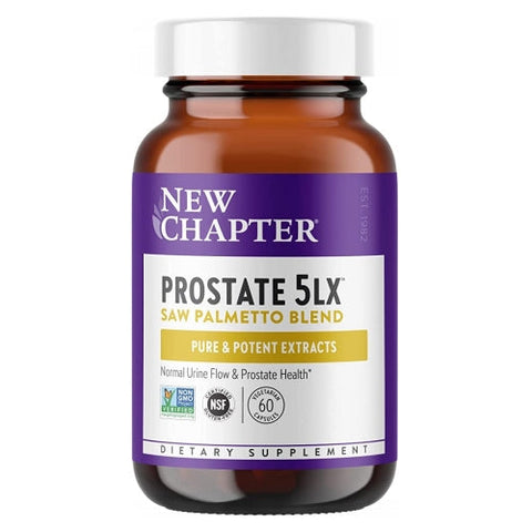 New Chapter, Prostate 5LX Saw Palmetto Blend, 60 Veg Caps New Chapter