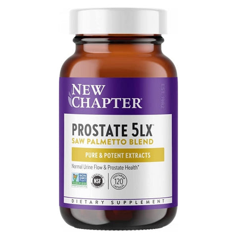 New Chapter, Prostate 5LX Saw Palmetto Blend, 60 Veg Tabs New Chapter