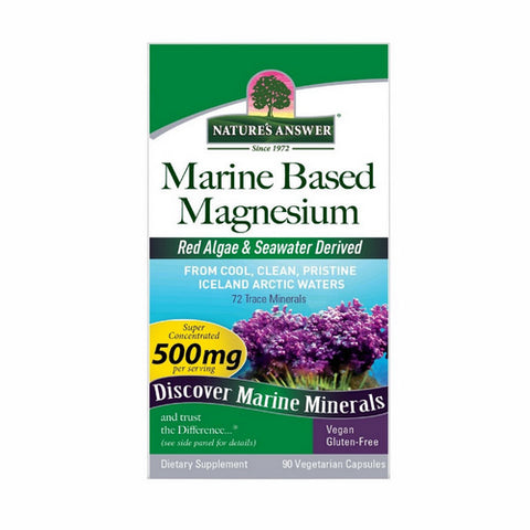 Nature's Answer, Marine Based Magnesium, 500 Mg, 90 Veg Caps Nature's Answer