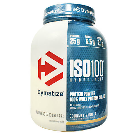 Dymatize, Iso-100, Vanilla 3 lbs Dymatize