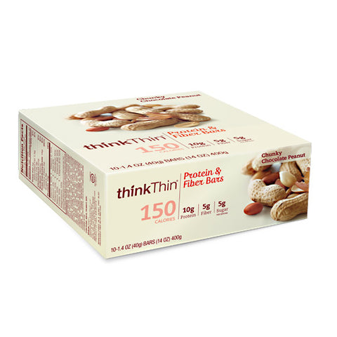 Think Thin, THINK THIN LEAN, Chocolate Peanut Butter 10/ 1.4 oz Think Thin