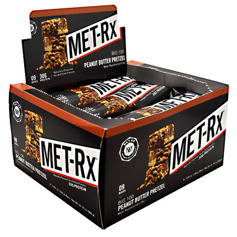 Met-Rx, Big 100 Colossal, Peanut Butter Pretzel 9 Pack Met-Rx