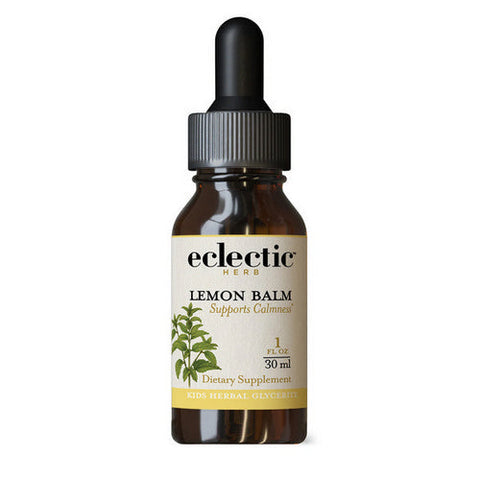 Eclectic Herb, Kid's Lemon Balm, Lemon Flavor 1 Oz Alcohol free Eclectic Herb