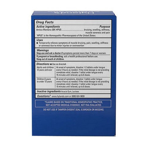 Hylands, Naturals Arnica 30X Quick Dissolving, 50 Tab Hylands