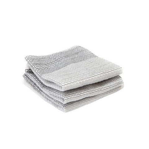Full Circle Home, Tidy Dish Cloths Organic Cotton Gray, 3 Cloths Full Circle Home