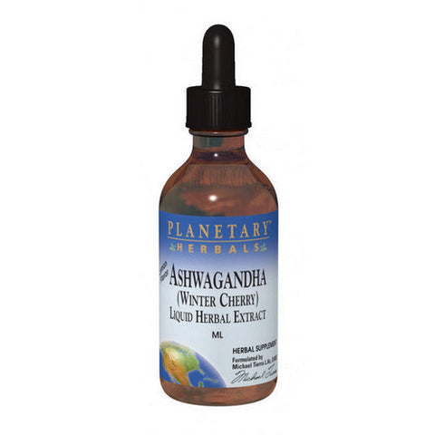 Planetary Herbals, Ashwaganda Liquid Herbal Extract, Lemon 2 Fl Oz Planetary Herbals