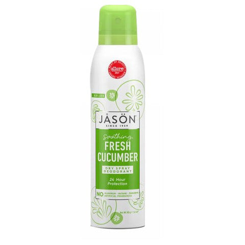 Jason Natural Products, Deodorant Spray, Fresh Cucumber 3.2 Oz Jason Natural Products