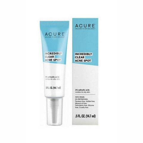 Acure, Incredibly Clear Acne Spot, 0.5 Oz Acure