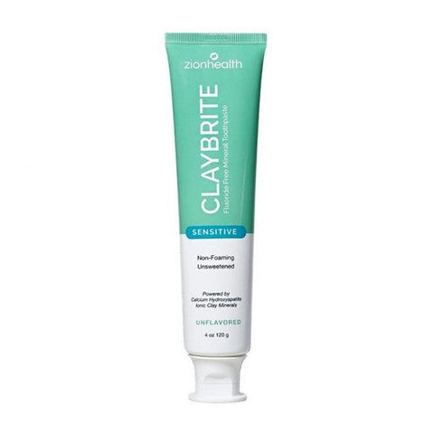 Zion Health, Claybrite Sensitive Natural Toothpaste, 4 Oz Zion Health