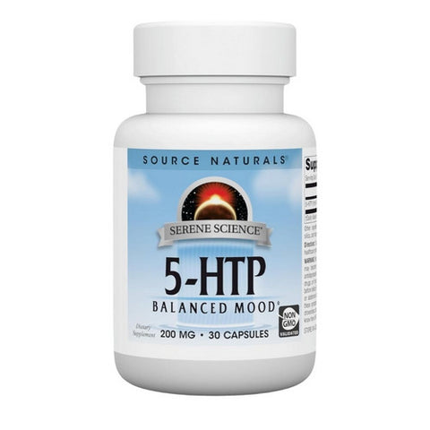 Source Naturals, 5-HTP, 200 mg, 30 Caps Source Naturals