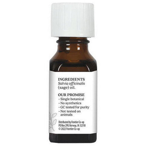 Aura Cacia, Essential Oil Sage, (salvia officinalis) 0.5 Fl Oz Aura Cacia