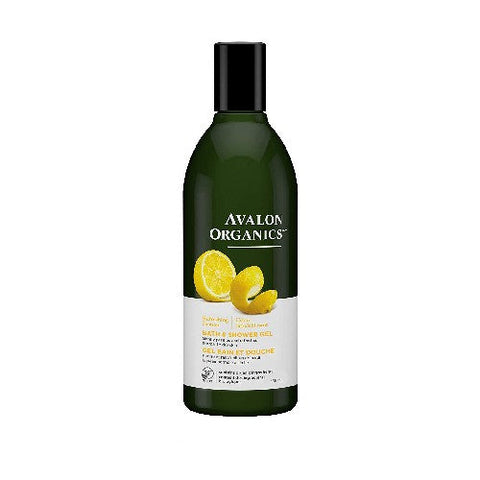 Avalon Organics, Bath & Shower Gel, Organic Lemon 12 Oz Avalon Organics