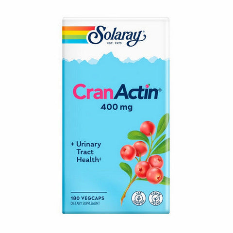 Solaray, Cranactin Urinary Tract Health, 400 mg, 180 Veg Caps Solaray