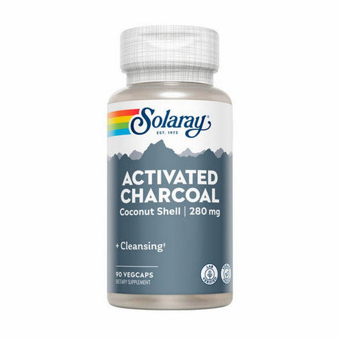 Solaray, Charcoal Activated, 280 mg, 90 Caps Solaray